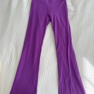 lululemon athletica Purple Groove Nulu High Rise Flared Pant